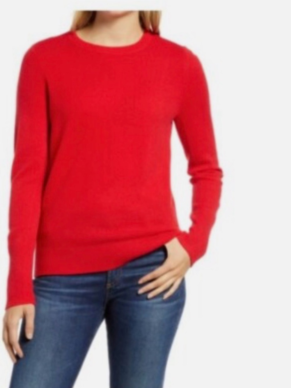 Halogen Women’s  Pink %100 Cashmere Sweater Size Small